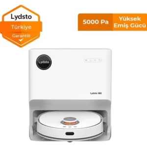 Lydsto W2 Çift Sterilizasyonlu Su & Toz Toplama Üniteli Robot Süpürge - ( Lydsto Türkiye Garantili )
