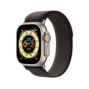 Apple Watch Ultra 49 mm Titanyum Kasa Akıllı Saat Siyah Gri